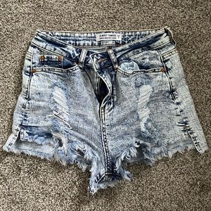 Almost Famous Distressed Denim Shorts